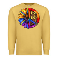 Antique Gold love is love Premium Sweatshirt - JahusDesignShop