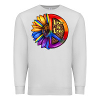 Dove Grey love is love Premium Sweatshirt - JahusDesignShop