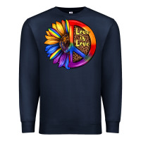 Navy love is love Premium Sweatshirt - JahusDesignShop