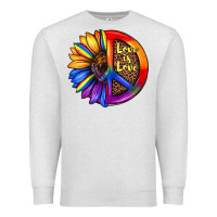 Oatmeal Heather love is love Premium Sweatshirt - JahusDesignShop