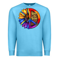 Ocean Blue love is love Premium Sweatshirt - JahusDesignShop