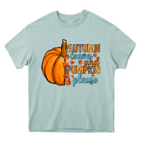 Arona Autumn leaves and pumpkin please Heavy Core Tee - RanaPortraitStore