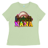 Matcha baseball nana Ladies Tee - OliviaCreatesArt