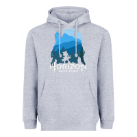 Heather Grey horizon zero dawn Heavyweight Hoodie - DesigneFamous