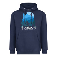 Navy horizon zero dawn Heavyweight Hoodie - DesigneFamous