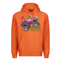 Carrot mardi gras monster truck Premium Hoodie - RacoonDesign