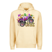 Pina Colada mardi gras monster truck Premium Hoodie - RacoonDesign