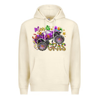 Sandshell mardi gras monster truck Premium Hoodie - RacoonDesign