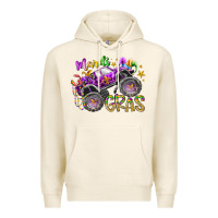 Tofu mardi gras monster truck Premium Hoodie - RacoonDesign