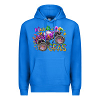 True Royal mardi gras monster truck Premium Hoodie - RacoonDesign