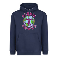 Navy heavyweights power Heavyweight Hoodie - DesigneFamous