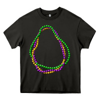 Asphalt mardi gras beads Heavy Core Tee - CowGirlArtShop