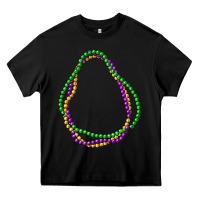 Black mardi gras beads Heavy Core Tee - CowGirlArtShop