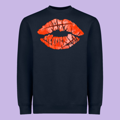 Basketball Lips Heavyweight Sweatshirt Designed By Adodesignshop