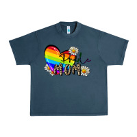 Midnight Navy pride mom Urban Heavy Tee - FaDigitalArtStudio