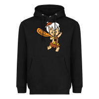 Black bamm bamm Heavyweight Hoodie - DesigneFamous