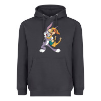 Smoke bugs bunny and lola bunny Heavyweight Hoodie - DesigneFamous