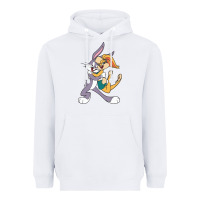 White bugs bunny and lola bunny Heavyweight Hoodie - DesigneFamous