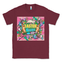 Burgundy Easter Nurse Easter Day tumbler Classic Tee - HowdyJamesFarm