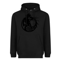 Black goku super saiyan ultra dragon Heavyweight Hoodie - DesigneFamous