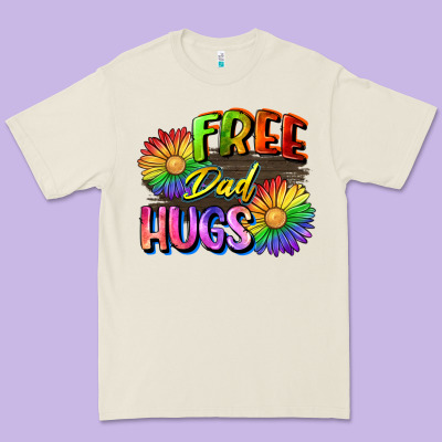 Free Dad Hugs Premium Tee Designed By Cowgirlartshop