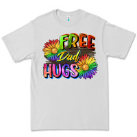 Dove Grey Free dad hugs Premium Tee - CowGirlArtShop