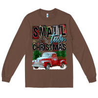 Chestnut Small Town Christmas Long Sleeve Tee - FaDigitalArtStudio