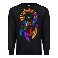Black pride sunflower dreamcatcher Premium Sweatshirt - JahusDesignShop