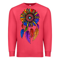 Cardinal pride sunflower dreamcatcher Premium Sweatshirt - JahusDesignShop