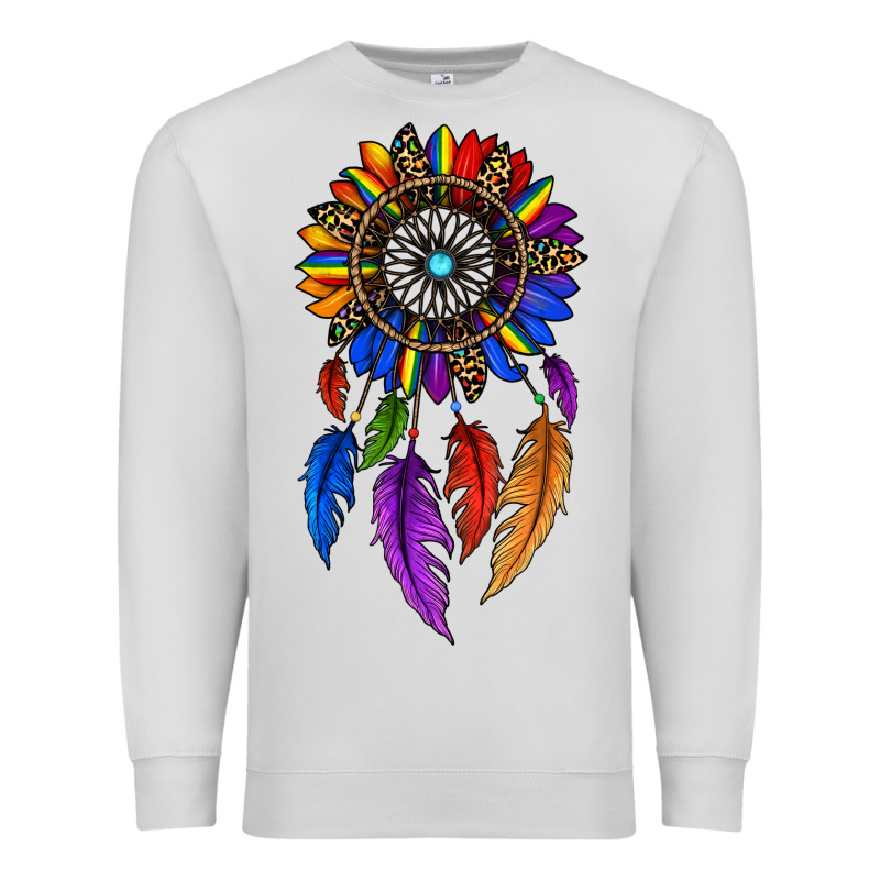 Pride Sunflower Dreamcatcher Premium Sweatshirt by JahusDesignShop | Teevron
