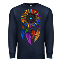 Navy pride sunflower dreamcatcher Premium Sweatshirt - JahusDesignShop