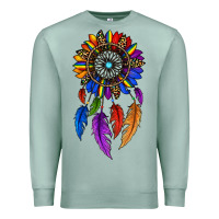 Seafoam pride sunflower dreamcatcher Premium Sweatshirt - JahusDesignShop