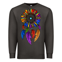 Smoke pride sunflower dreamcatcher Premium Sweatshirt - JahusDesignShop