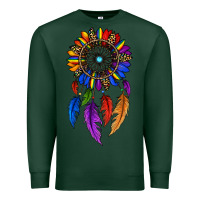 Sports Green pride sunflower dreamcatcher Premium Sweatshirt - JahusDesignShop