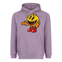 Lavender pacman Heavyweight Hoodie - DesigneFamous