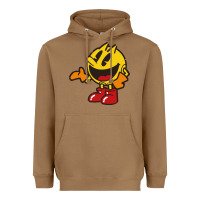 Toasted Coconut pacman Heavyweight Hoodie - DesigneFamous