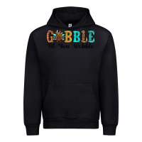 Black gobble til you wobble thanksgiving turkey Urban Hoodie - RanaPortraitStore