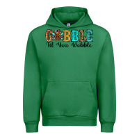 Emerald gobble til you wobble thanksgiving turkey Urban Hoodie - RanaPortraitStore
