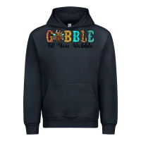 Navy gobble til you wobble thanksgiving turkey Urban Hoodie - RanaPortraitStore