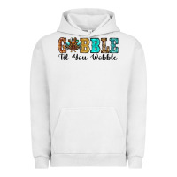 Pigment Lunar Rock gobble til you wobble thanksgiving turkey Urban Hoodie - RanaPortraitStore
