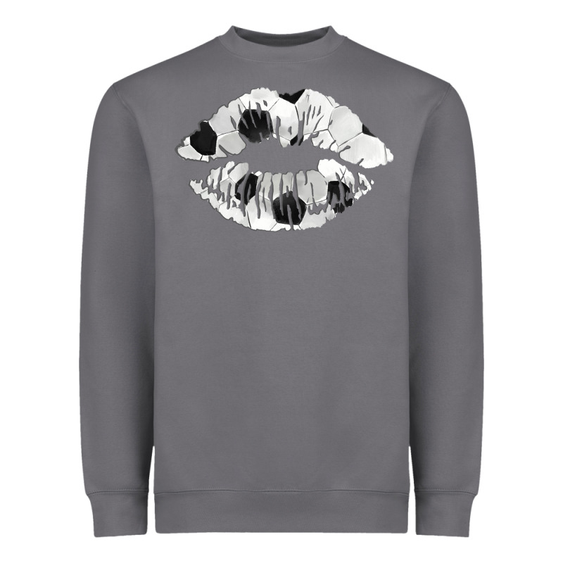 Soccer Lips Heavyweight Sweatshirt by AdoDesignShop | Teevron