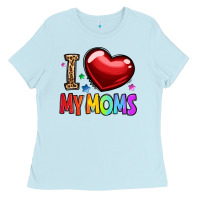 I Love My Moms Ladies Tee | Teevron