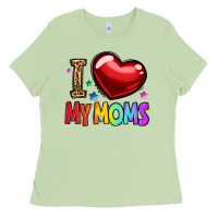 Matcha i love my moms Ladies Tee - OliviaCreatesArt