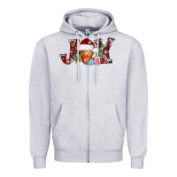 Joy Christmas Heifer Zipper Hoodie | Teevron