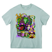 Arona mardi gras gnomies truck Heavy Core Tee - CowGirlArtShop