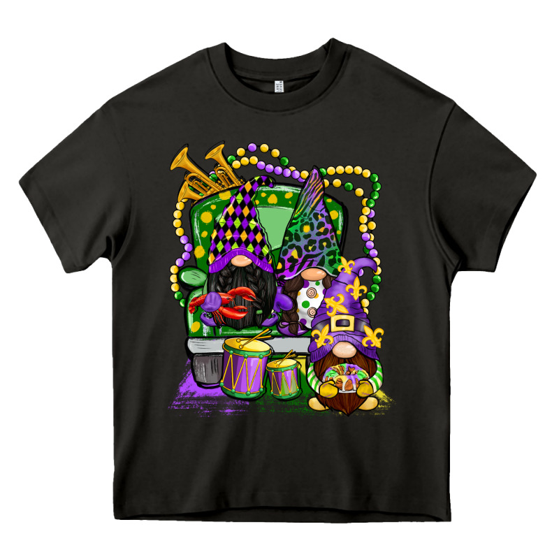 Mardi Gras Gnomies Truck Heavy Core Tee by CowGirlArtShop | Teevron