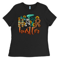 Black hair hustler Ladies Tee - OliviaCreatesArt