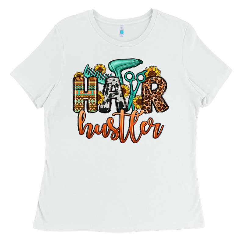 Hair Hustler Ladies Tee by OliviaCreatesArt | Teevron