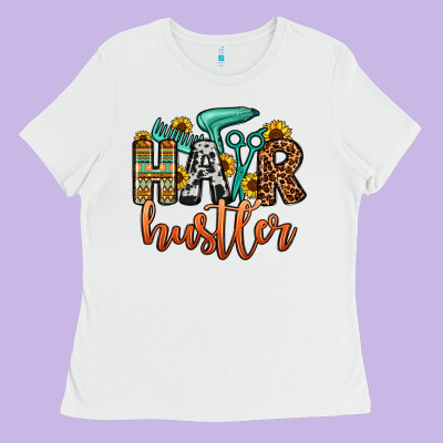 Hair Hustler Ladies Tee Designed By Oliviacreatesart