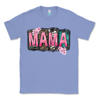 Colony Blue Mama vibes Mother's Day Classic Tee - CowGirlArtShop